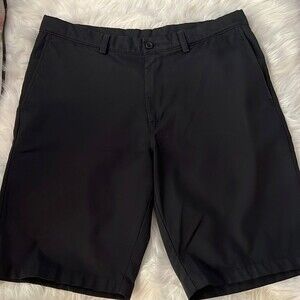Haggar Mens Black Shorts Size 34